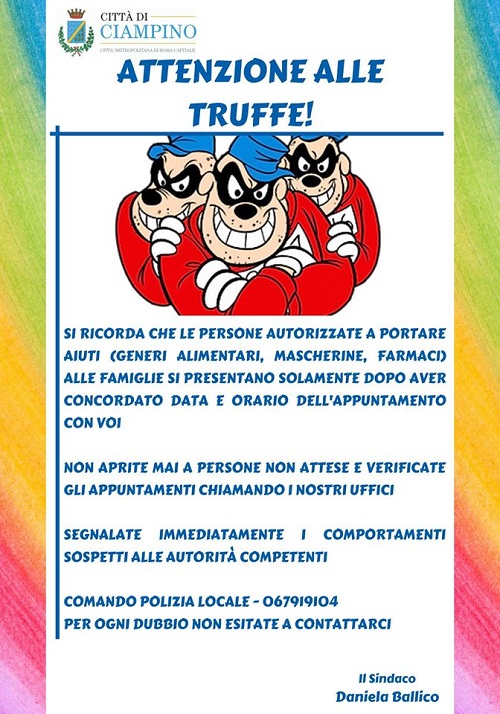 ATTENTI ALLE TRUFFE!
