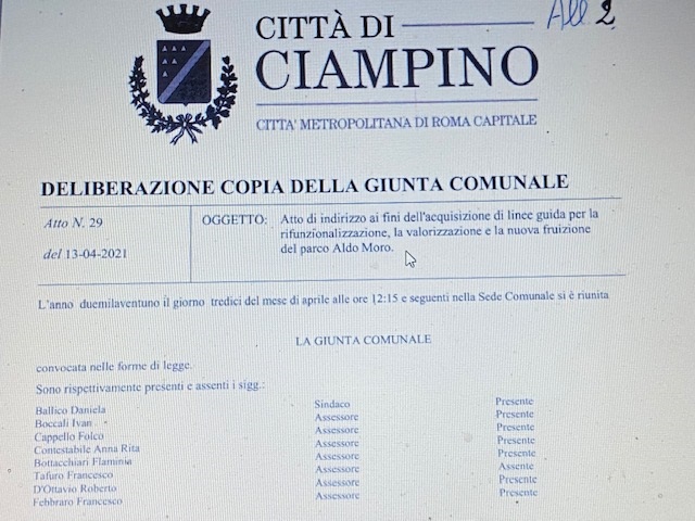 Ciampino. la delibera contestata dall’ANAC