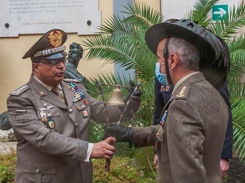 Celebrazione del 4 novembre dei Bersaglieri