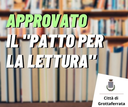 GROTTAFERRATA. PATTO PER LA LETTURA