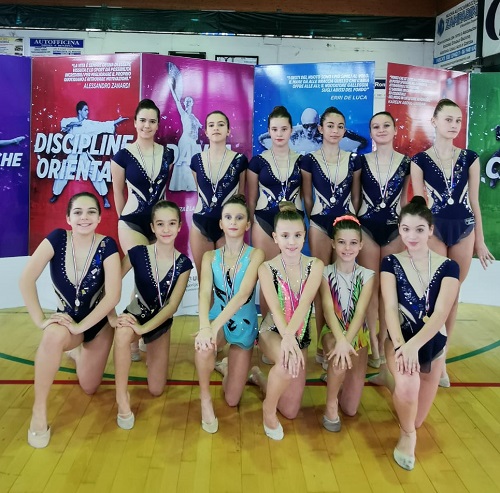 4^ EDIZIONE CHRISTMAS CUP DI GINNASTICA RITMICASU GINNASTICA MARINO PIOGGIA DI MEDAGLIE
